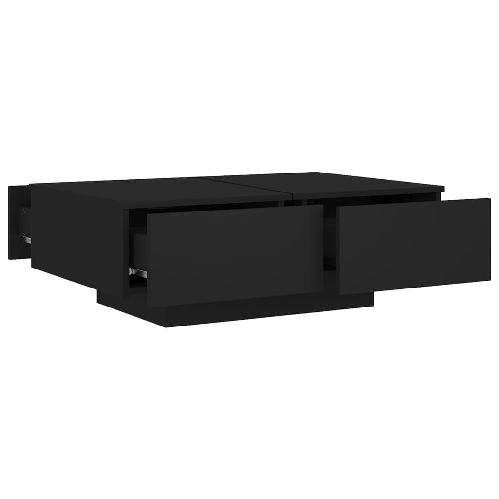 Salongbord Sofabord Svart 90x60x31 cm