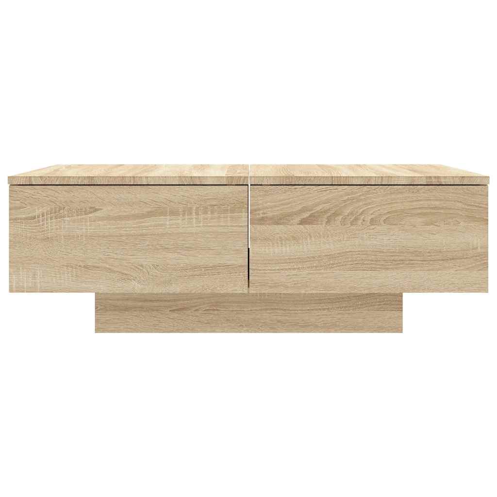 Salongbord Sofabord Sonoma Eik 90x60x31 cm