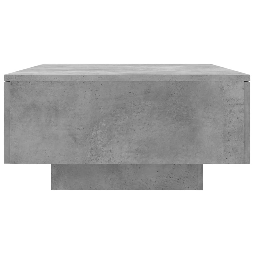 Salongbord Sofabord Betonggrå 90x60x31 cm