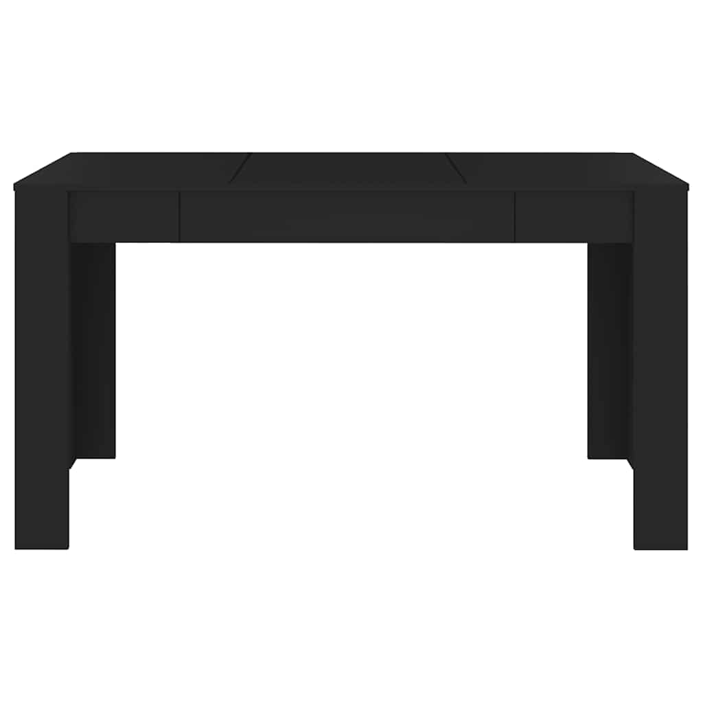Spisebord svart 140x74,5x76 cm sponplate