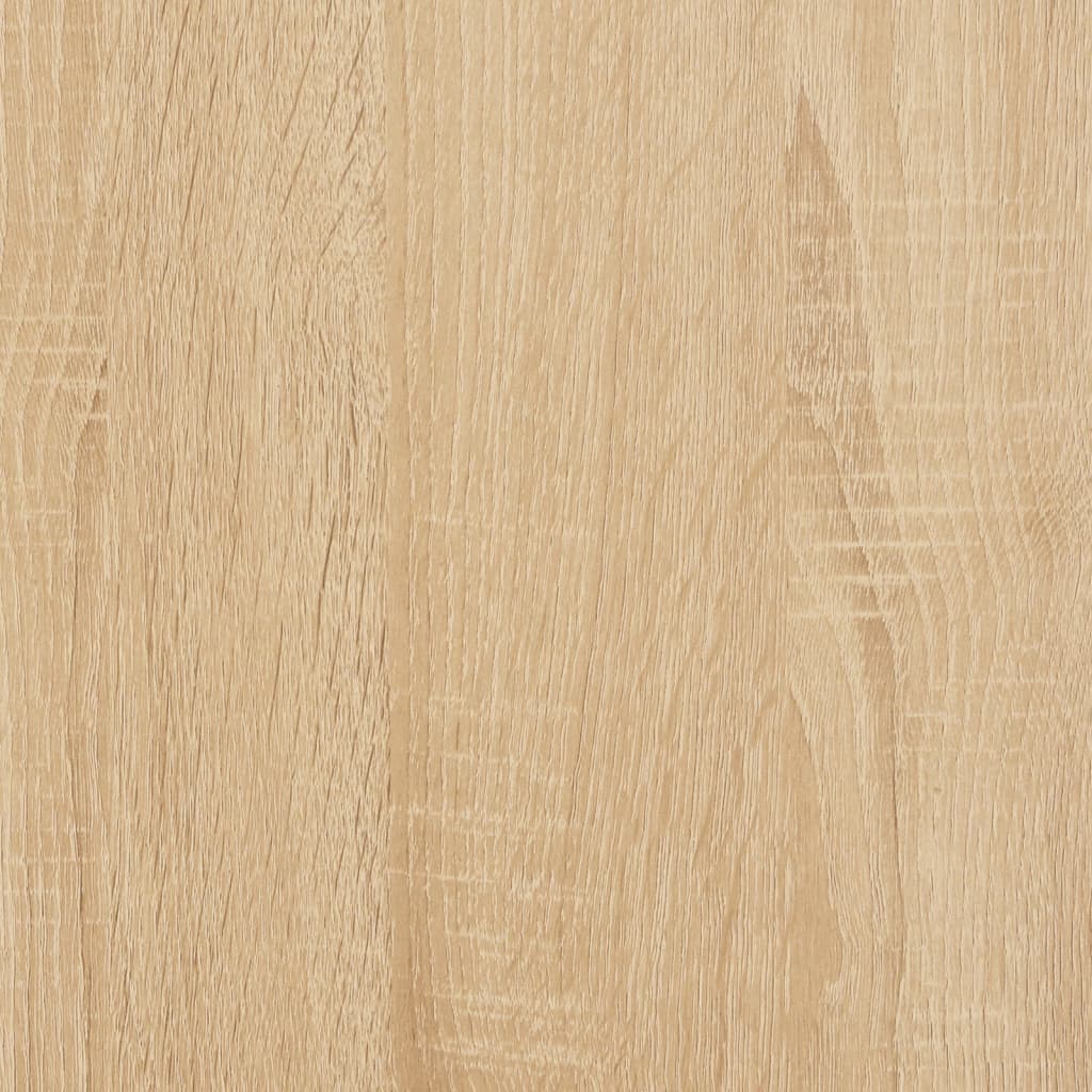 Veggmontert TV-hylle sonoma eik 125x18x23 cm konstruert tre