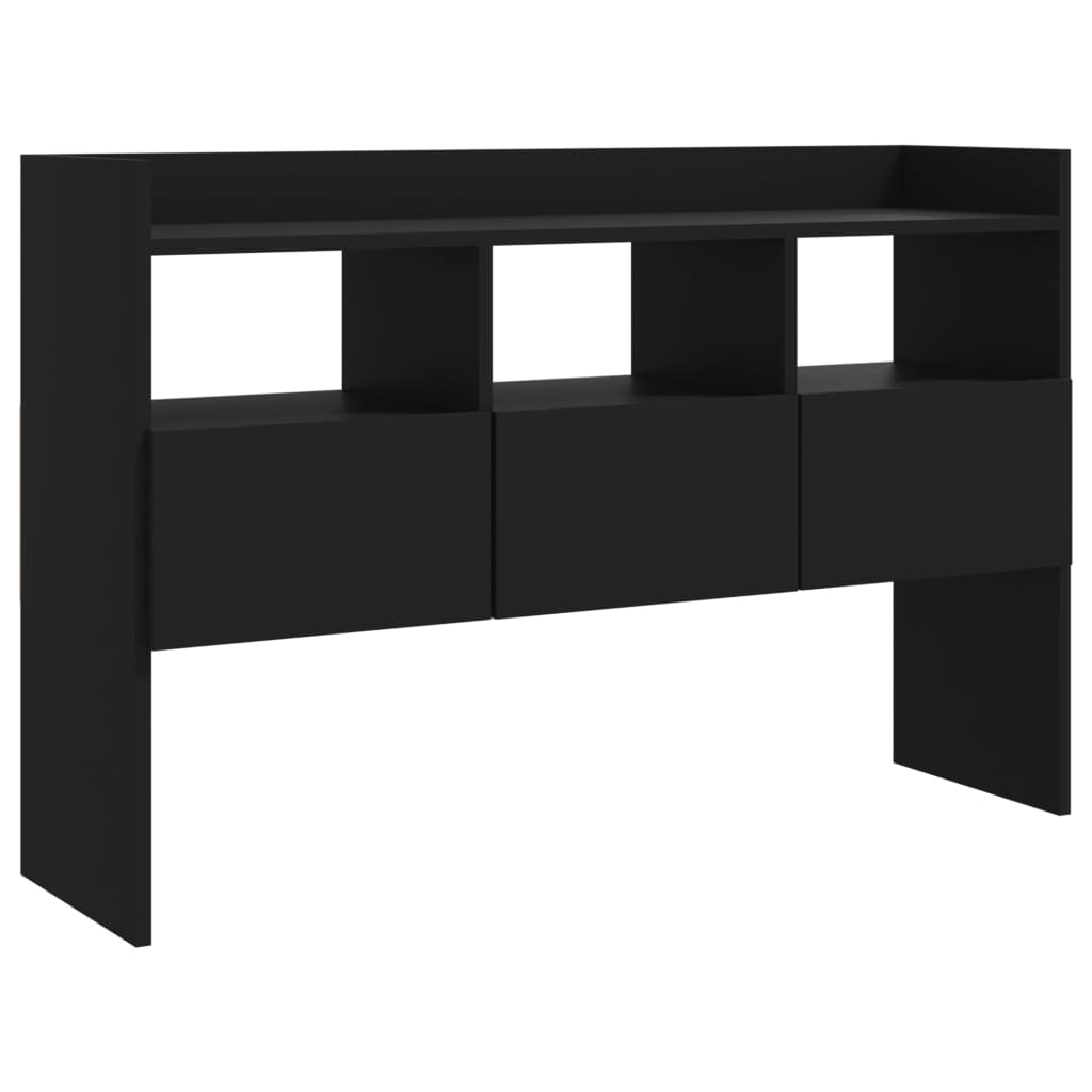 Skjenk Svart 105x30x70 cm
