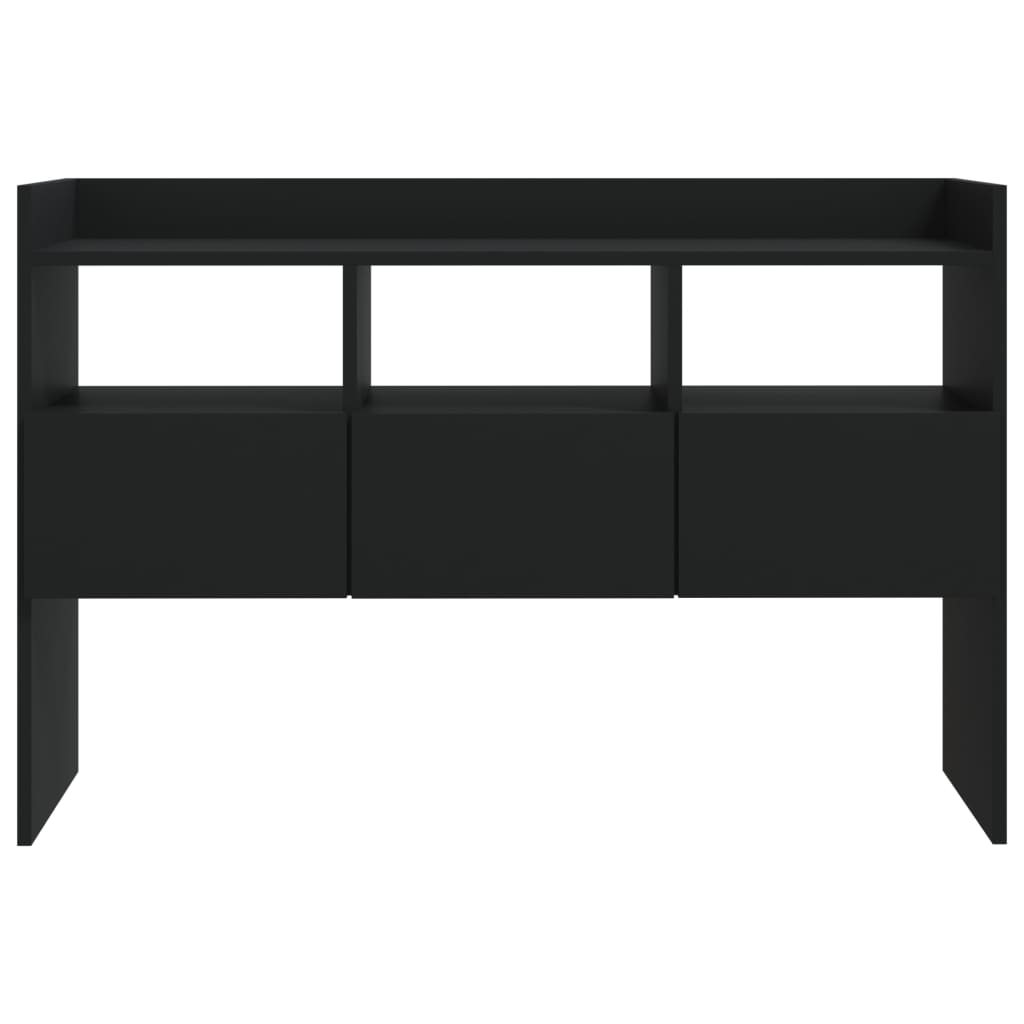 Skjenk Svart 105x30x70 cm