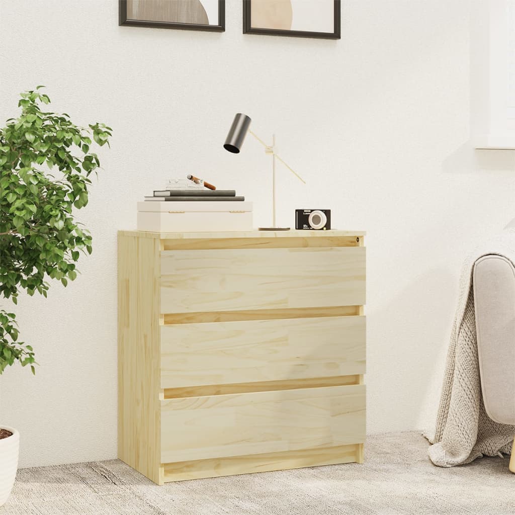 Nattbord Sengbord Tre 60x36x64 cm heltre furu