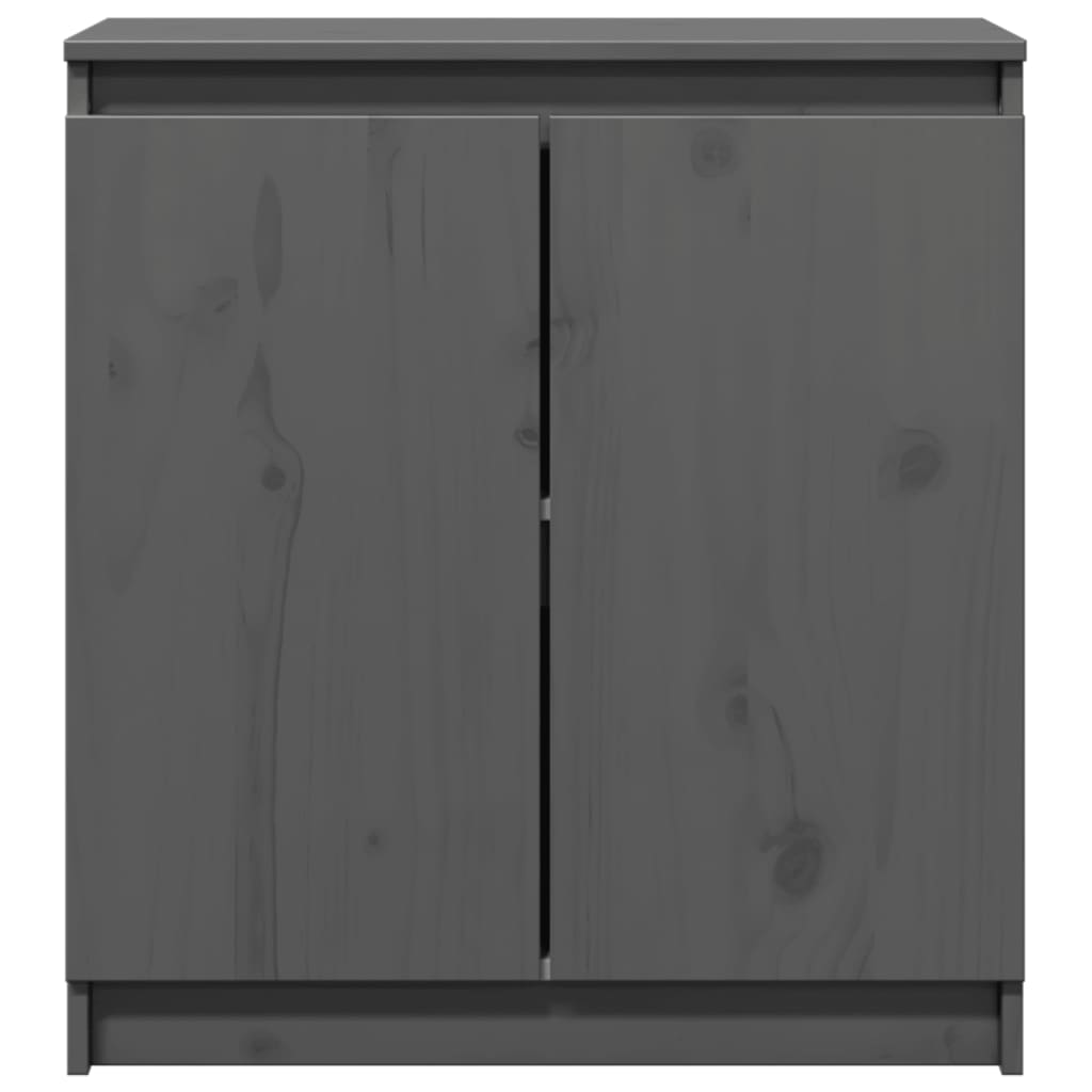 Skap Grå 60x36x65 cm heltre furu