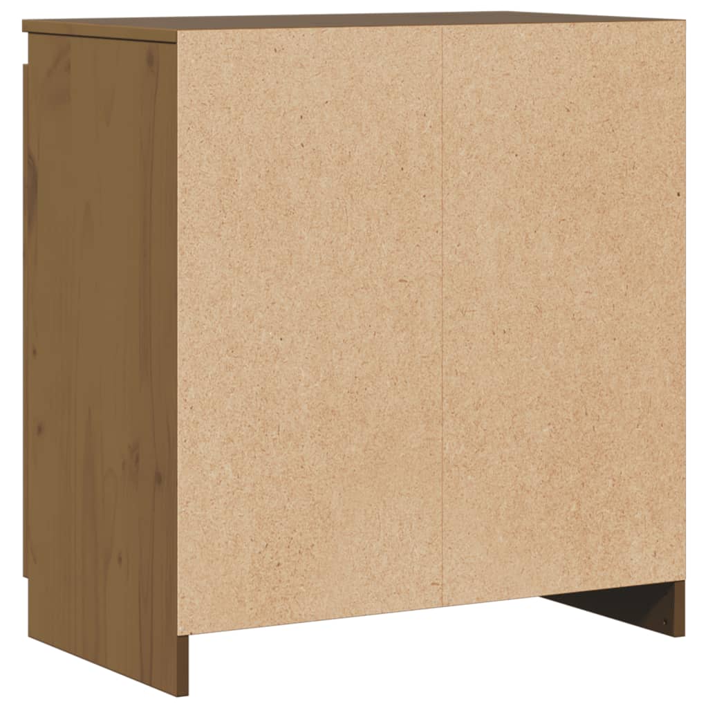 Skap honningbrun 60x36x65 cm heltre furu
