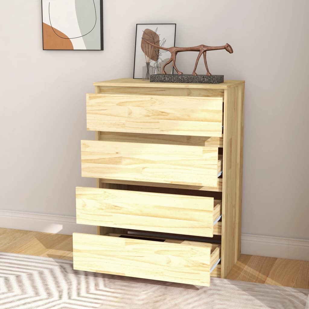 Skap heltre furu 60x36x84 cm