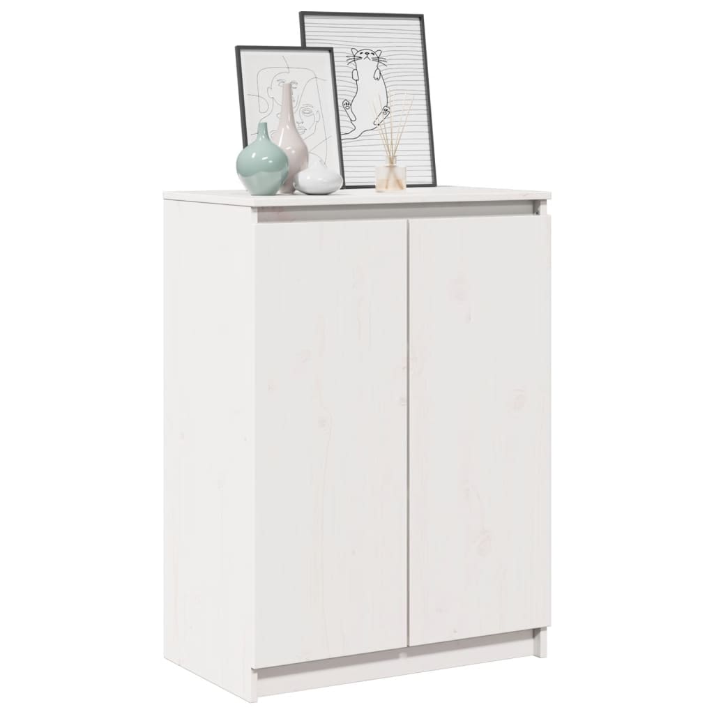 Skjenk Hvit 60x36x84 cm heltre furu