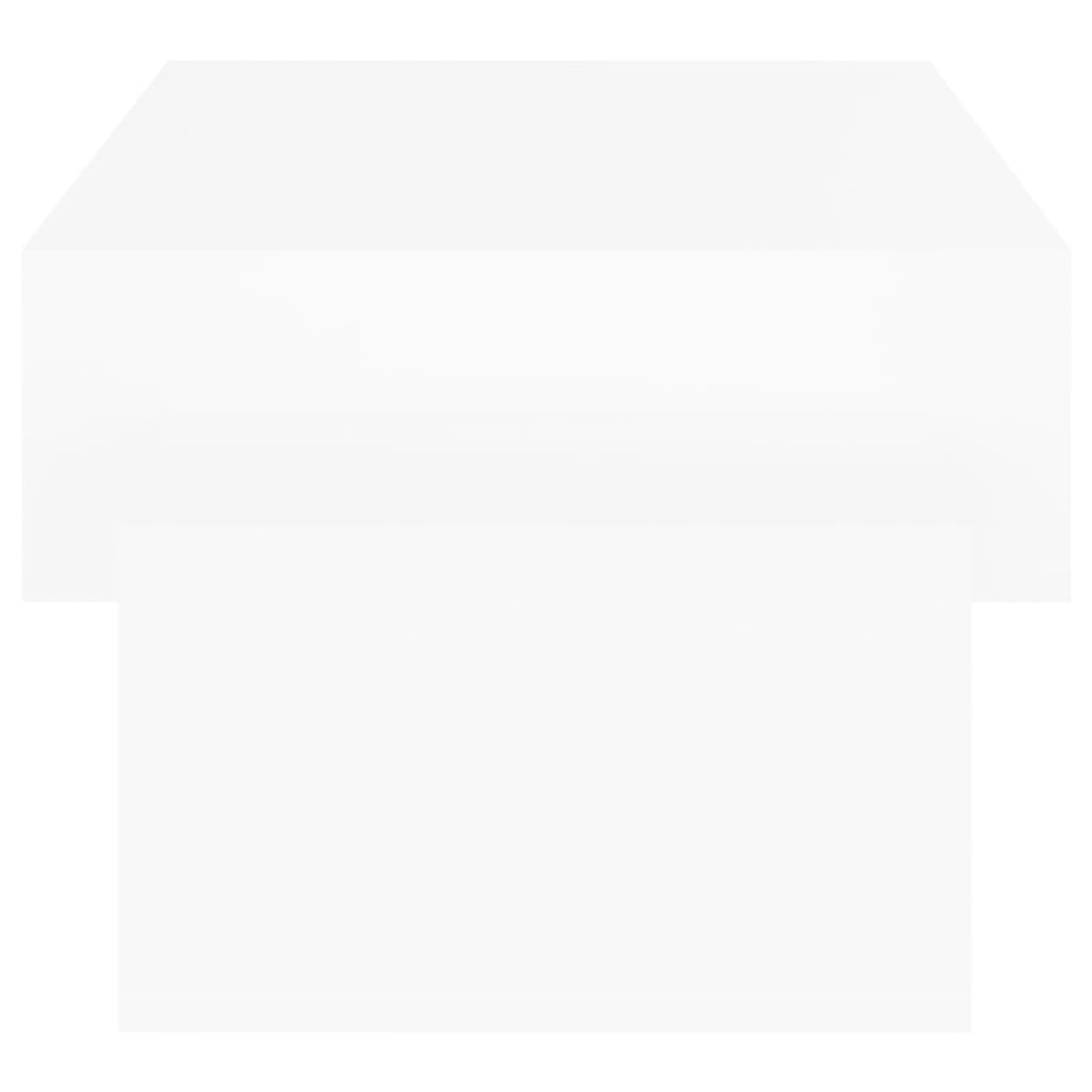 Salongbord Sofabord Hvit 105x55x32 cm