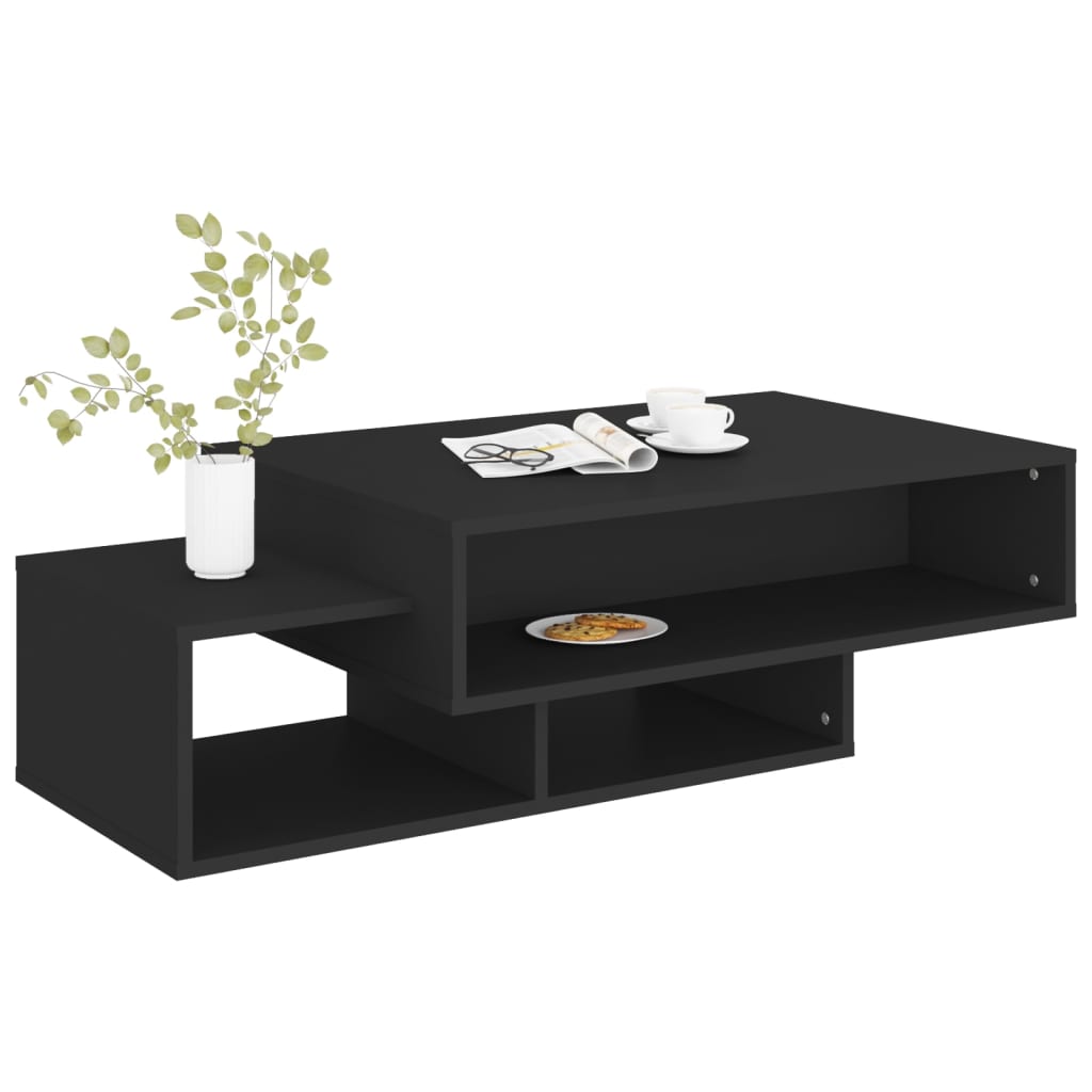 Salongbord Sofabord Svart 105x55x32 cm