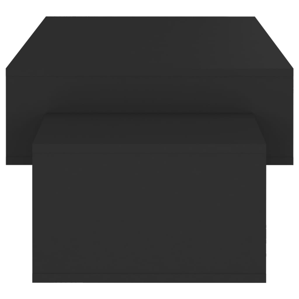 Salongbord Sofabord Svart 105x55x32 cm