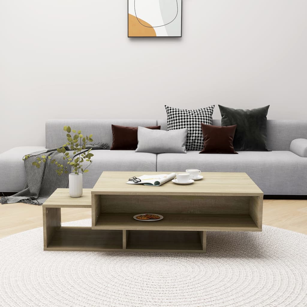 Salongbord Sofabord Sonoma Eik 105x55x32 cm