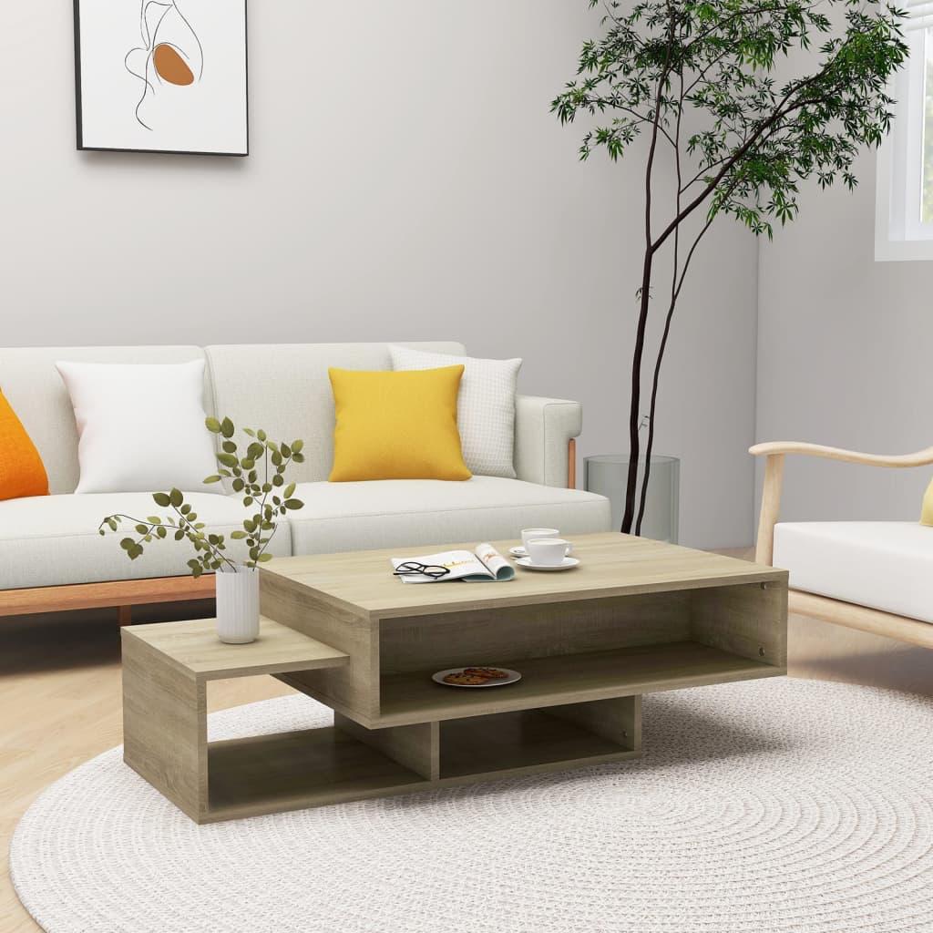 Salongbord Sofabord Sonoma Eik 105x55x32 cm