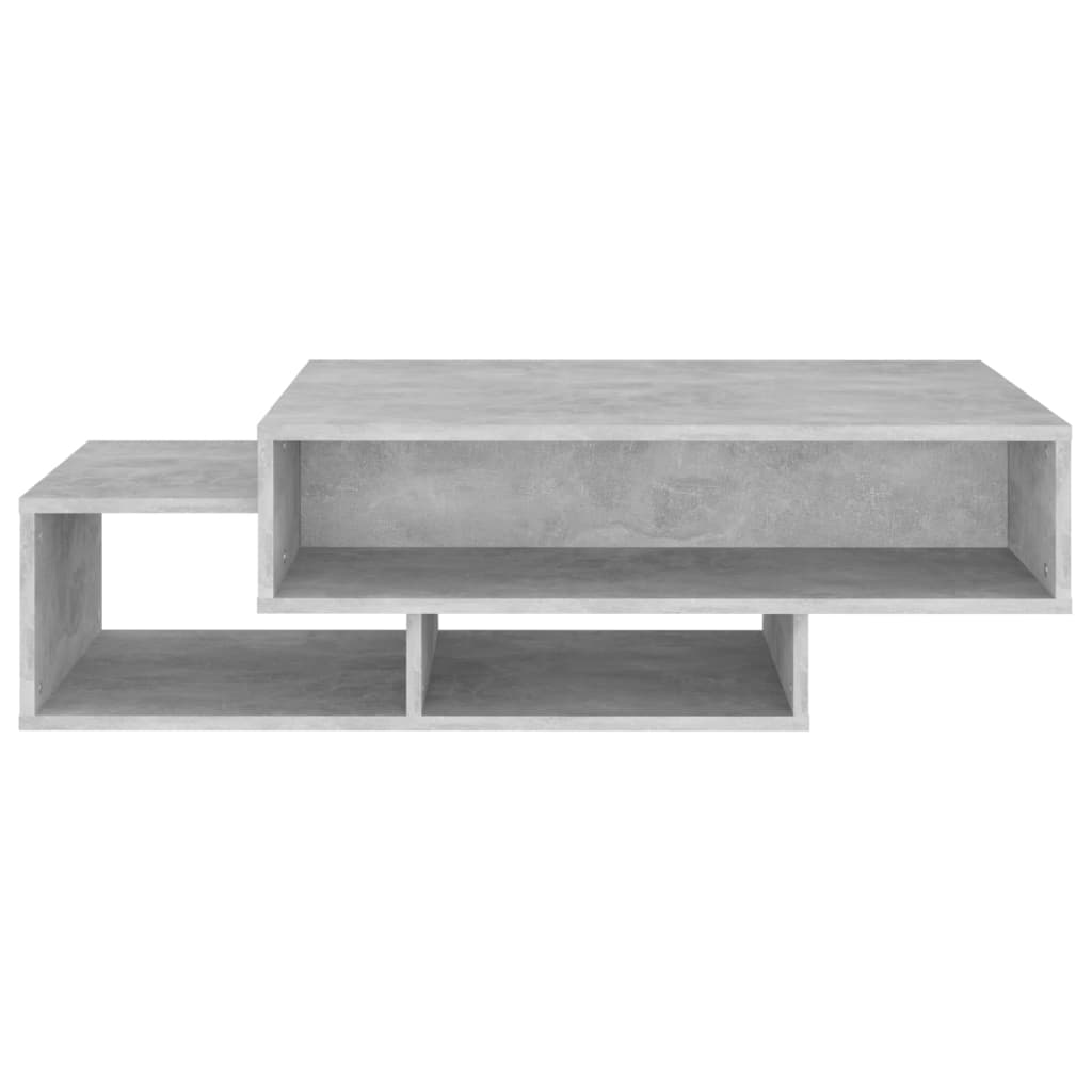 Salongbord Sofabord Betonggrå 105x55x32 cm