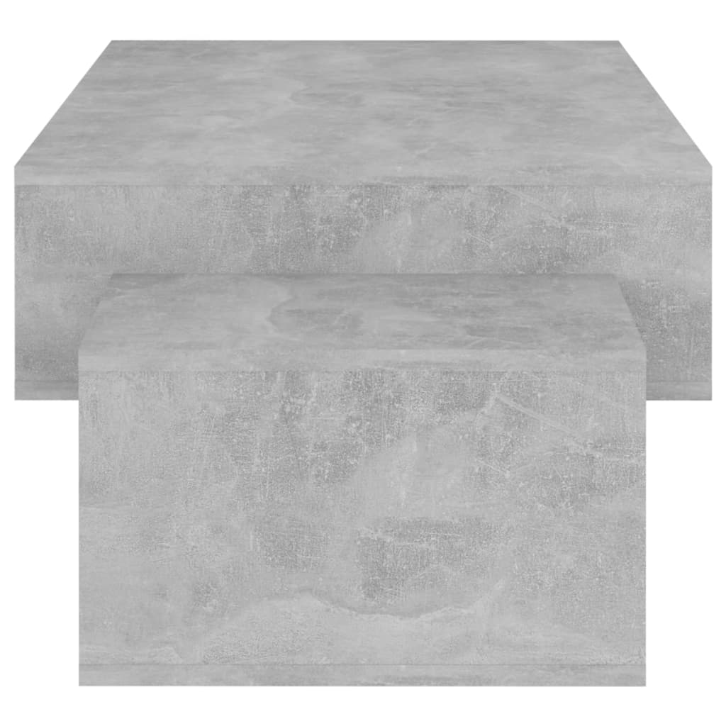 Salongbord Sofabord Betonggrå 105x55x32 cm