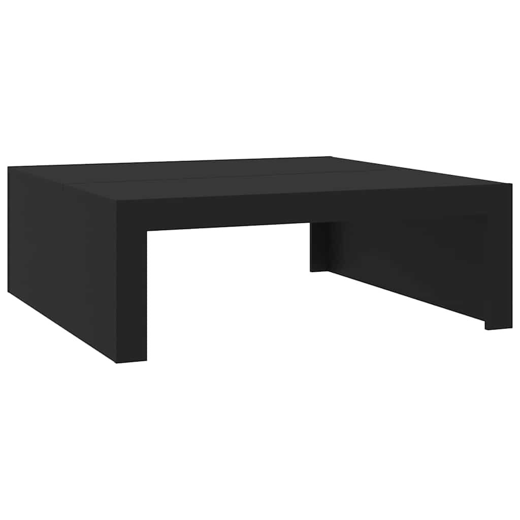 Salongbord Sofabord Svart 100x100x35 cm