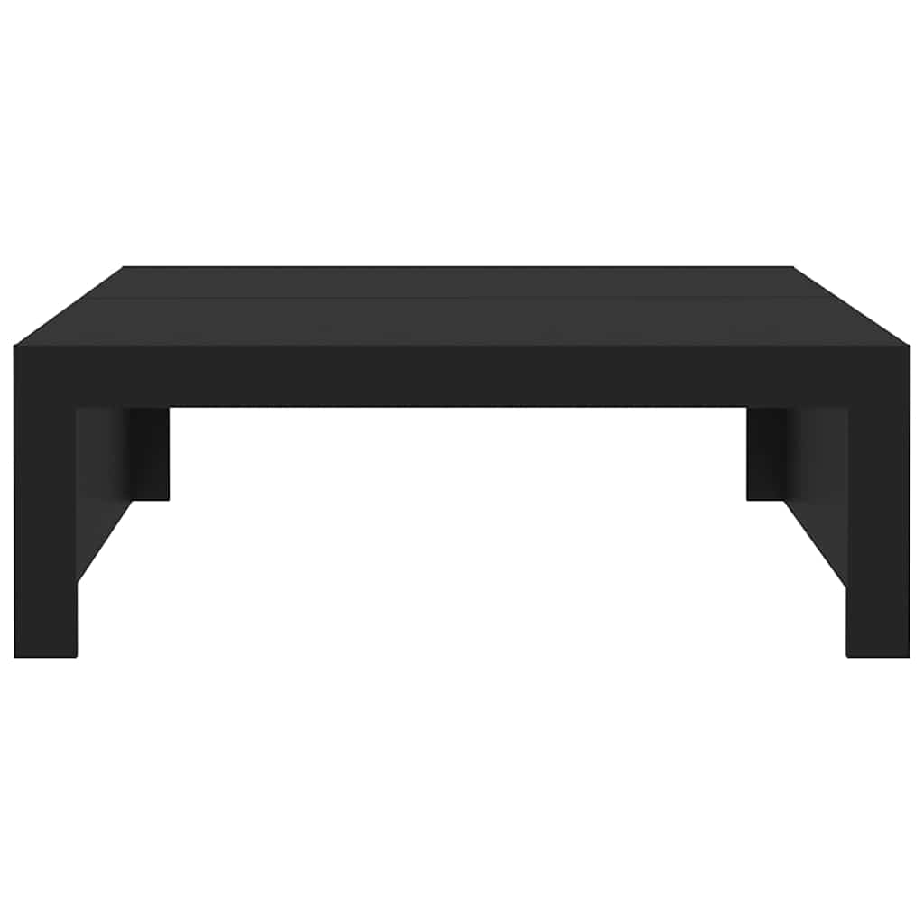 Salongbord Sofabord Svart 100x100x35 cm