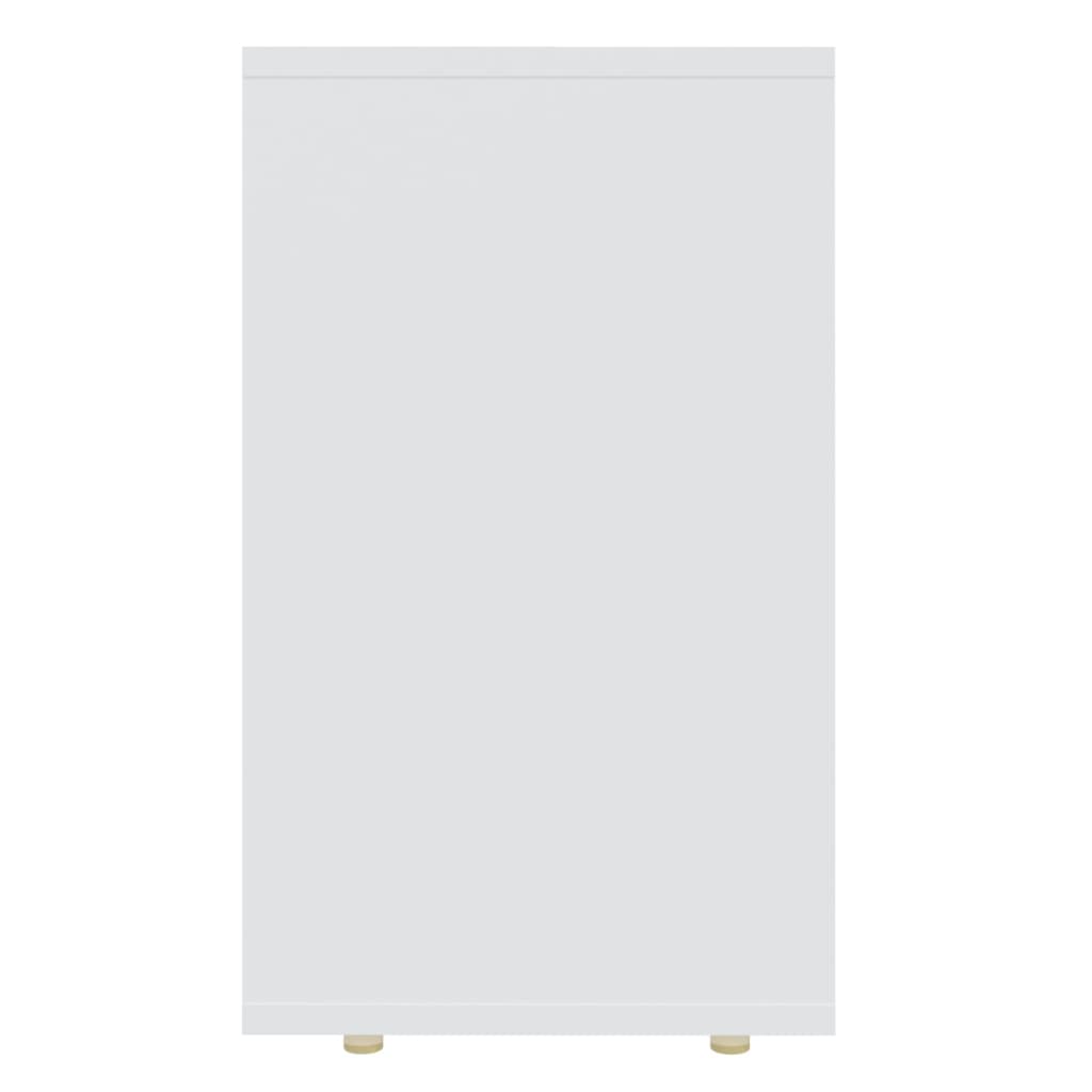 Stablebord 3 stk hvit sponplate