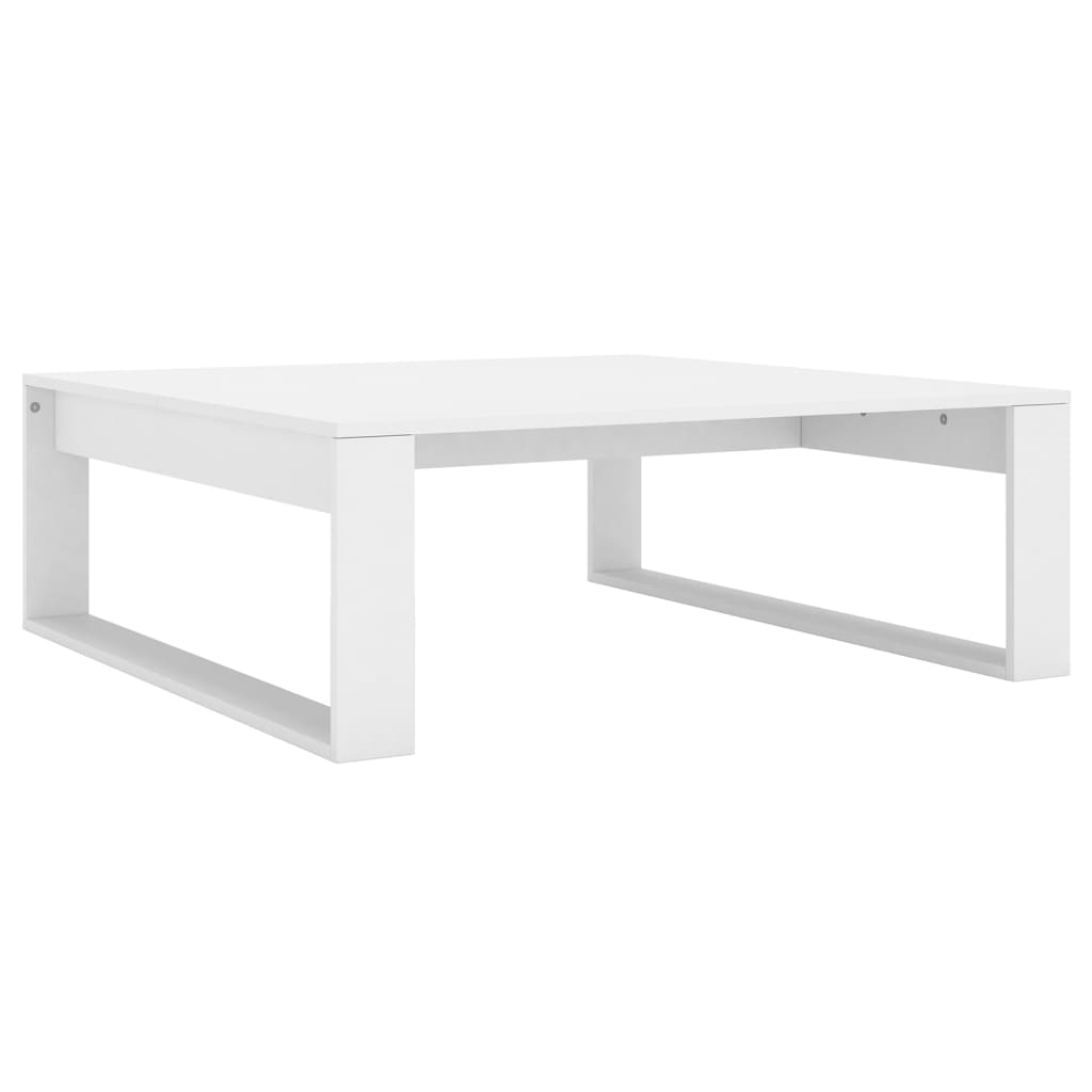 Salongbord Sofabord Hvit 100x100x35 cm