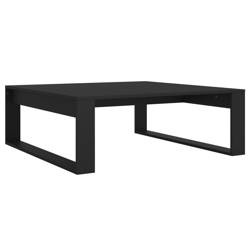 Salongbord Sofabord Svart 100x100x35 cm