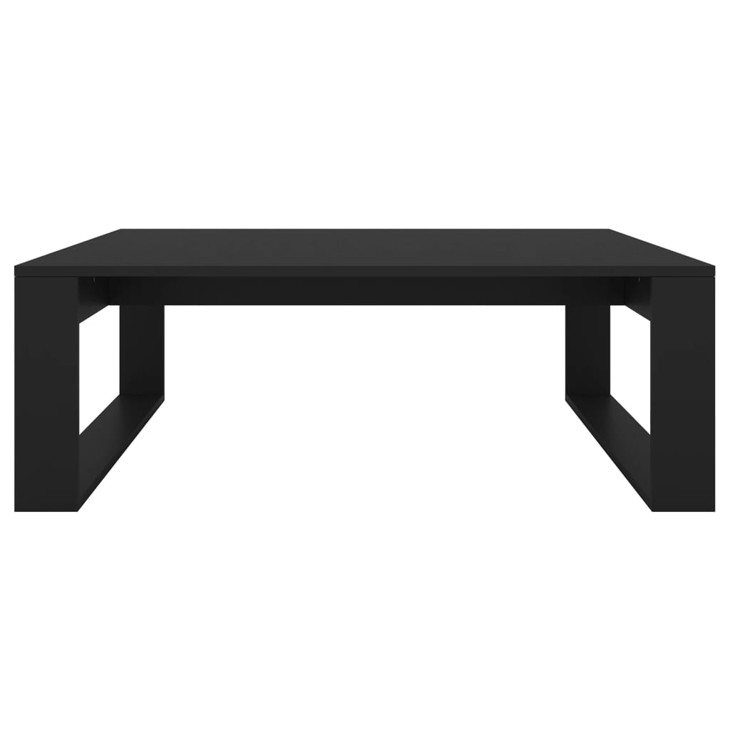 Salongbord Sofabord Svart 100x100x35 cm