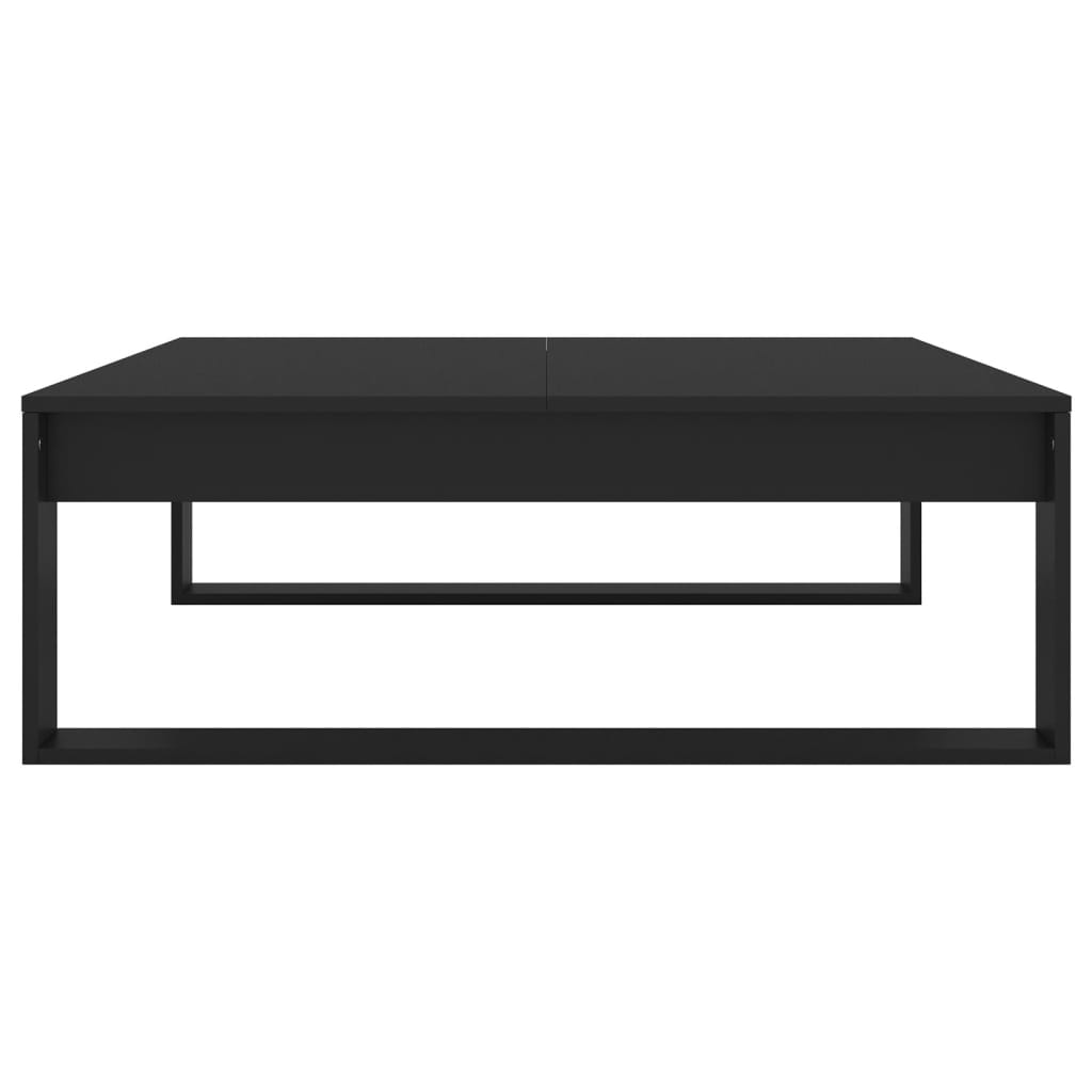 Salongbord Sofabord Svart 100x100x35 cm