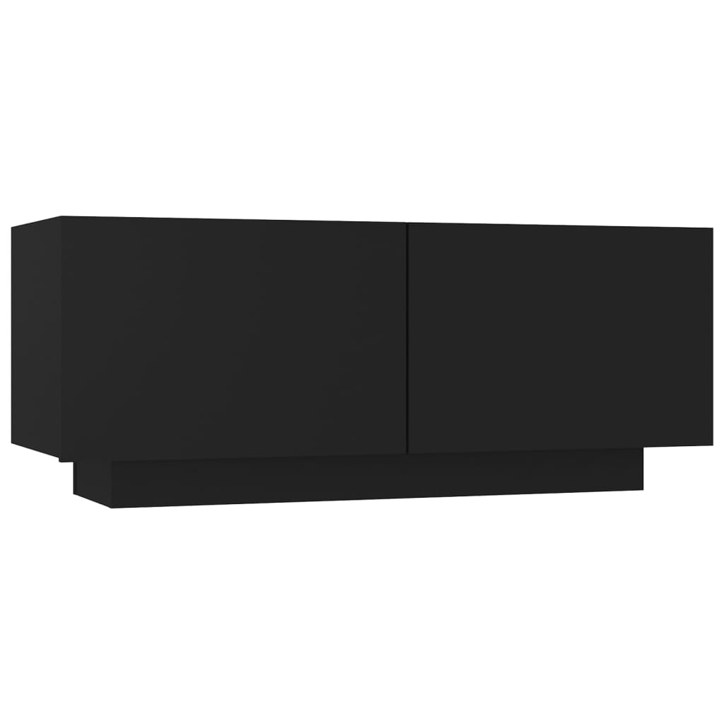 Nattbord Sengbord Svart 100x35x40 cm