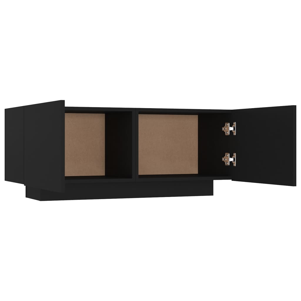 Nattbord Sengbord Svart 100x35x40 cm