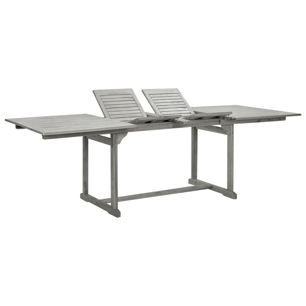 Hagebord Tre spisebord (160-240)x100x75 cm heltre akasie