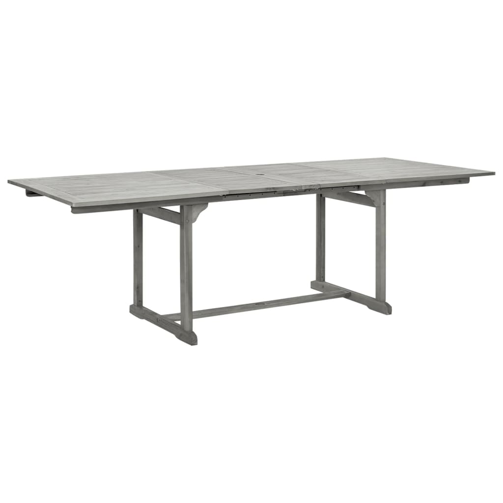 Hagebord Tre spisebord (160-240)x100x75 cm heltre akasie