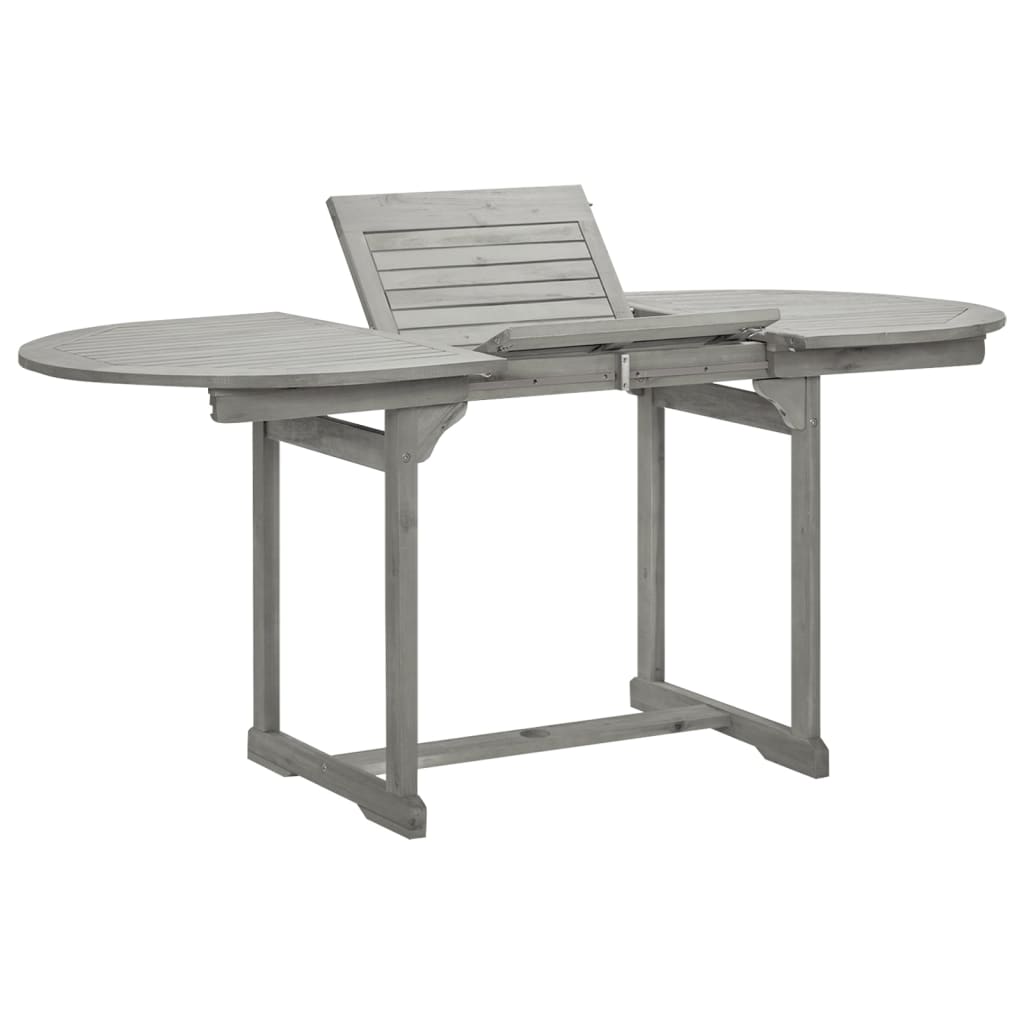 Hagebord Tre spisebord (120-170)x80x75 cm heltre akasie