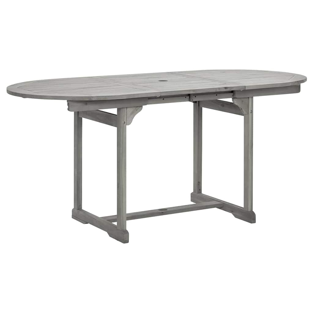 Hagebord Tre spisebord (120-170)x80x75 cm heltre akasie