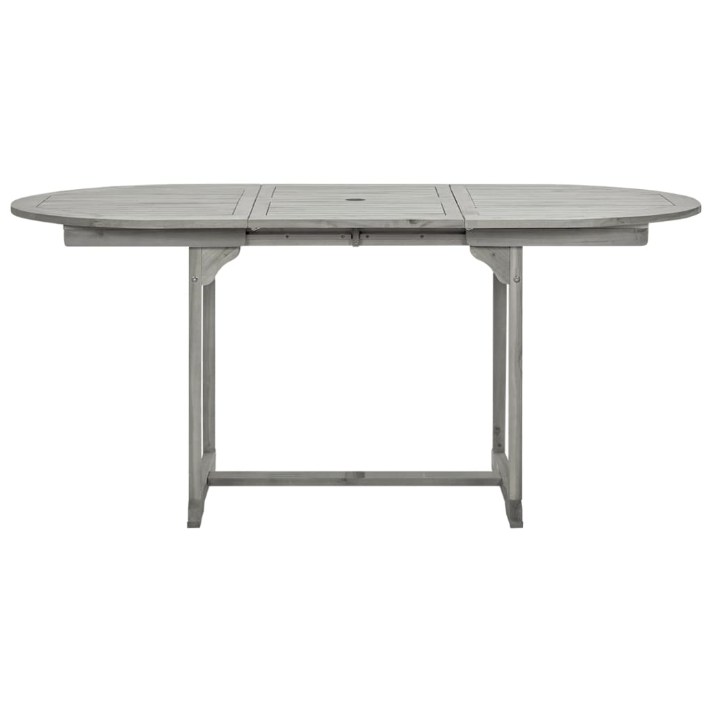 Hagebord Tre spisebord (120-170)x80x75 cm heltre akasie
