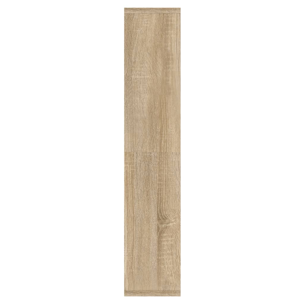 Baderomsspeil Speilskap med LED Sonoma Eik 91x15x76,5 cm