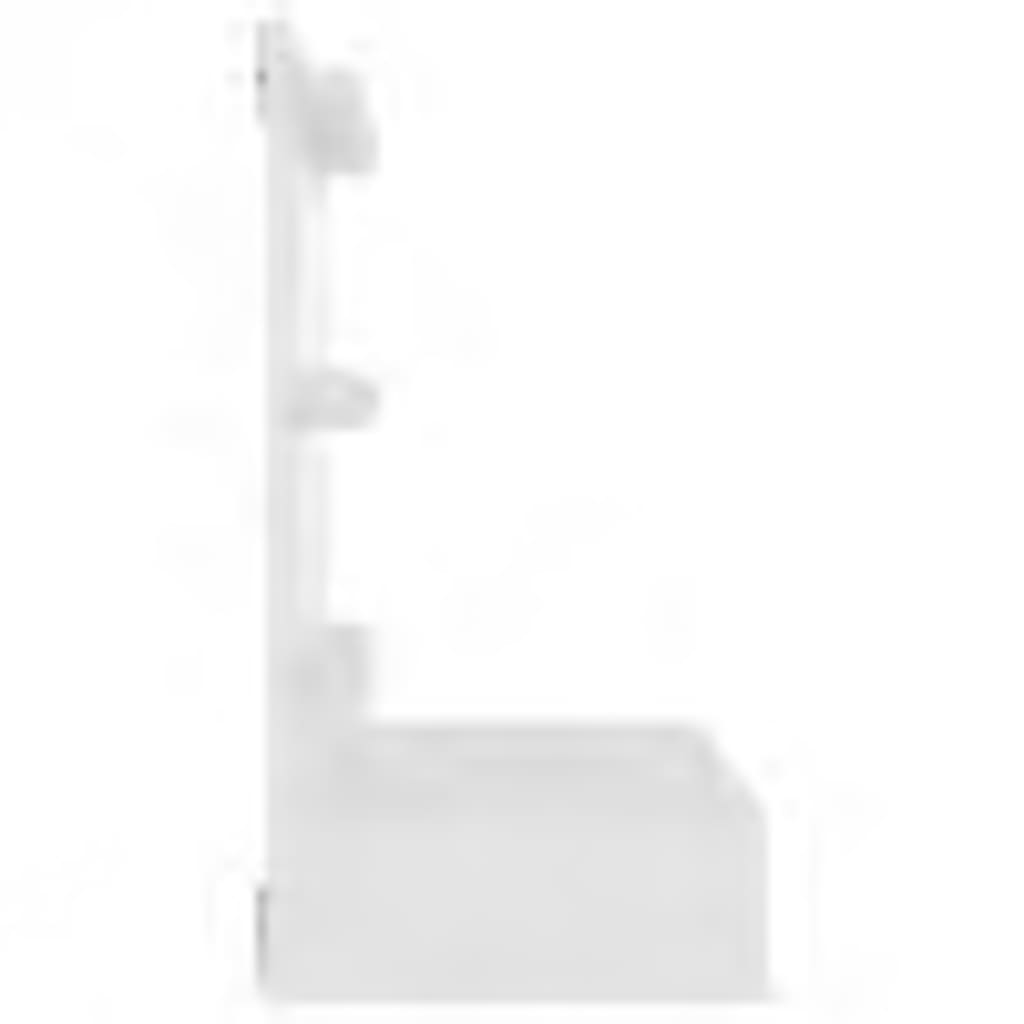Baderomsspeil Skap med LED Hvit 60x31,5x62 cm