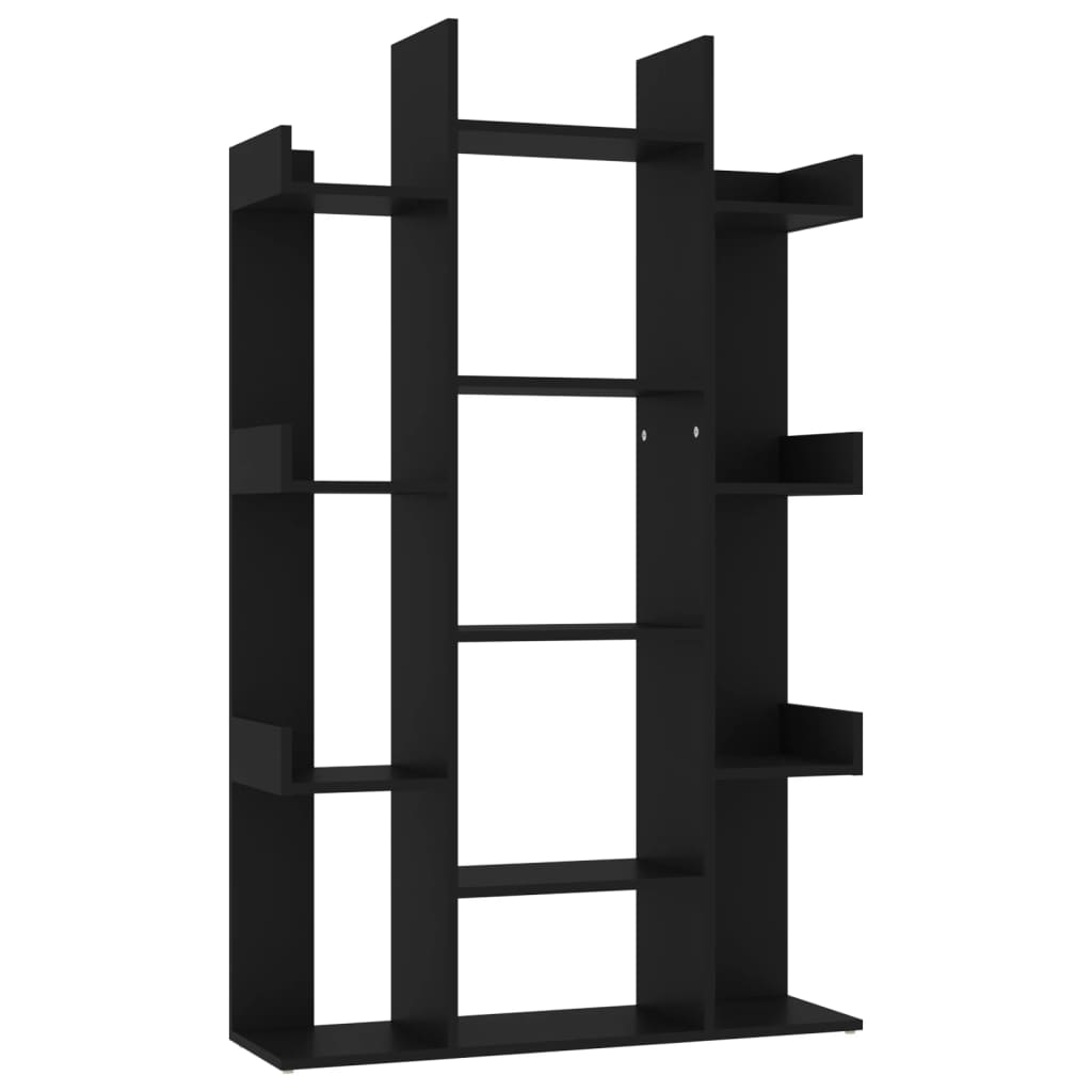 Bokhylle Svart 86x25,5x140 cm