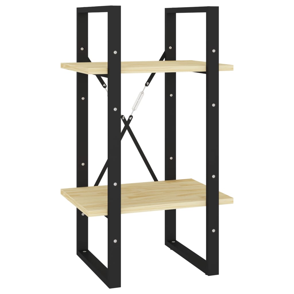 Bokhylle Tre 5 etasjer Brun 40x30x175 cm furu