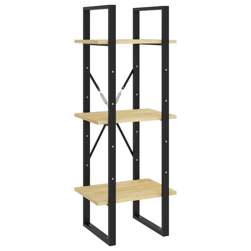 Bokhylle Tre 5 etasjer Brun 40x30x175 cm furu