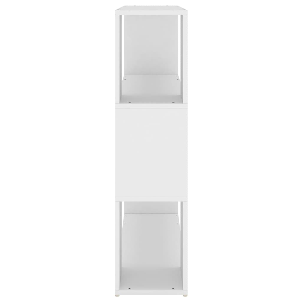 Bokhylle Hvit Romdeler 100x24x94 cm
