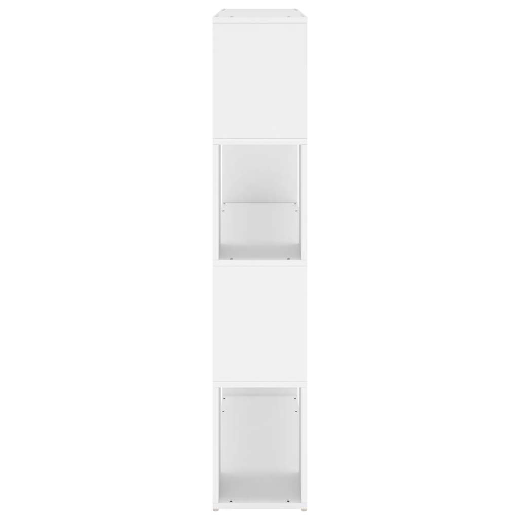 Bokhylle Hvit Romdeler 100x24x124 cm