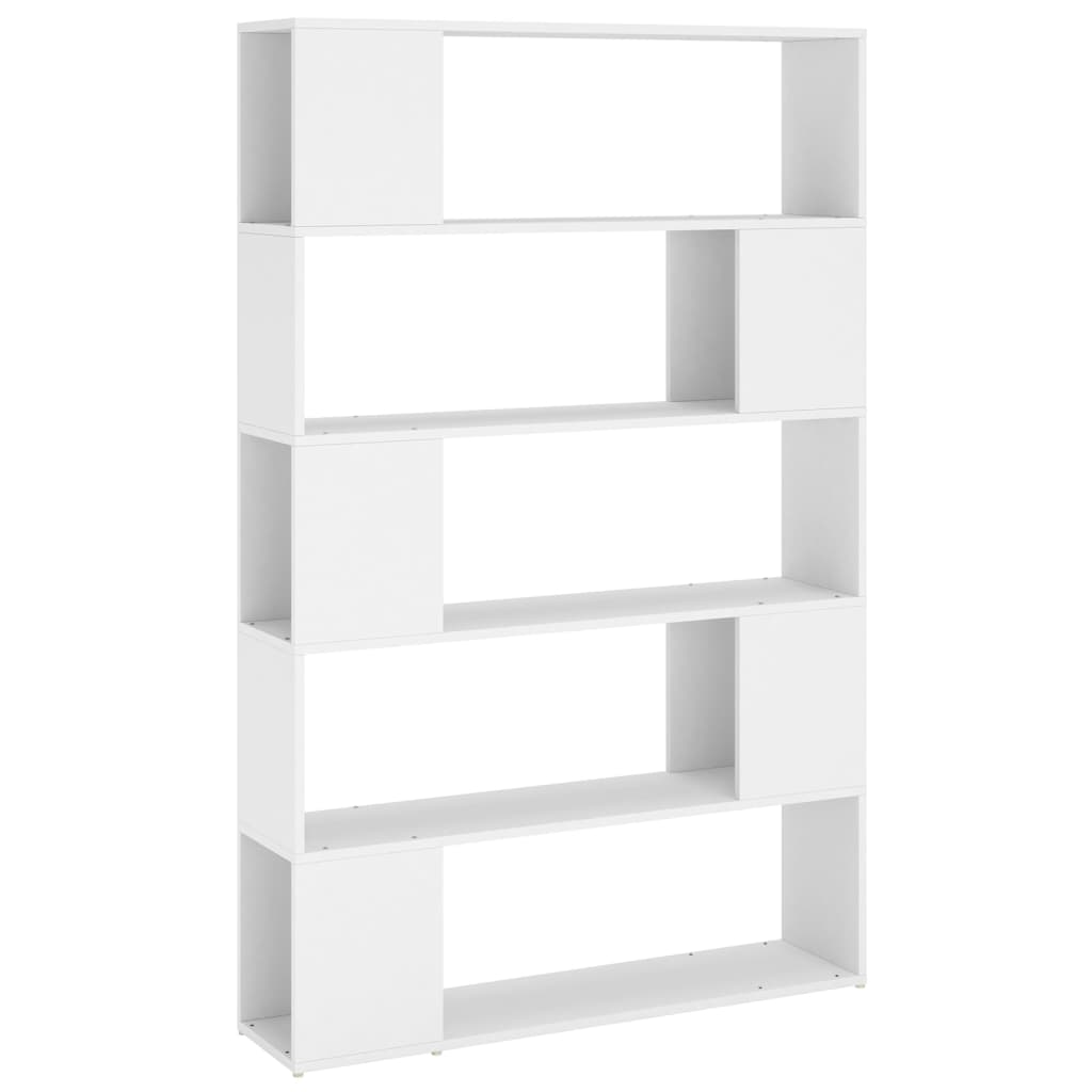 Bokhylle Hvit Romdeler 100x24x155 cm