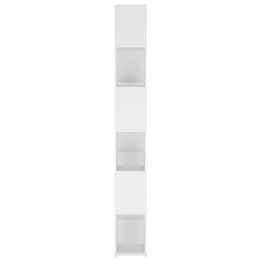Bokhylle Hvit Romdeler 100x24x188 cm