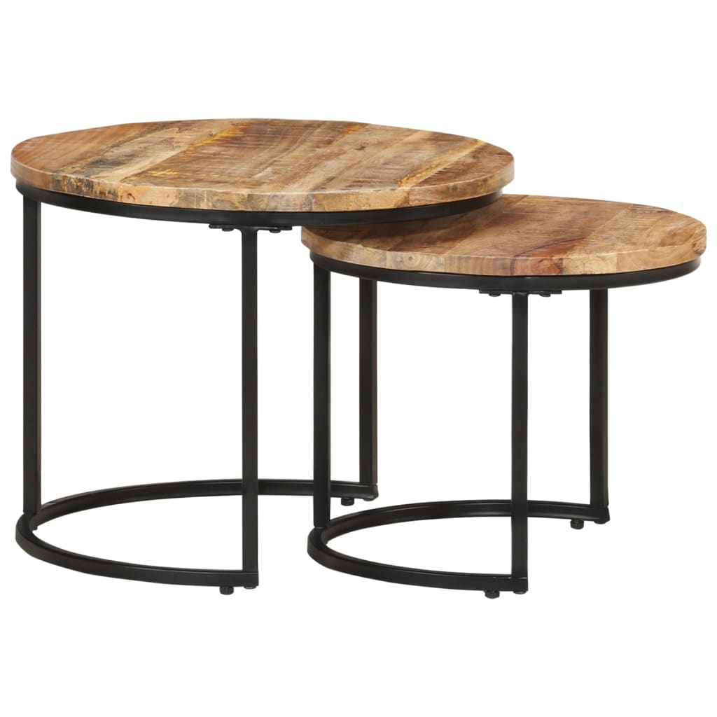 Stablebord 2 stk grovt mangotre