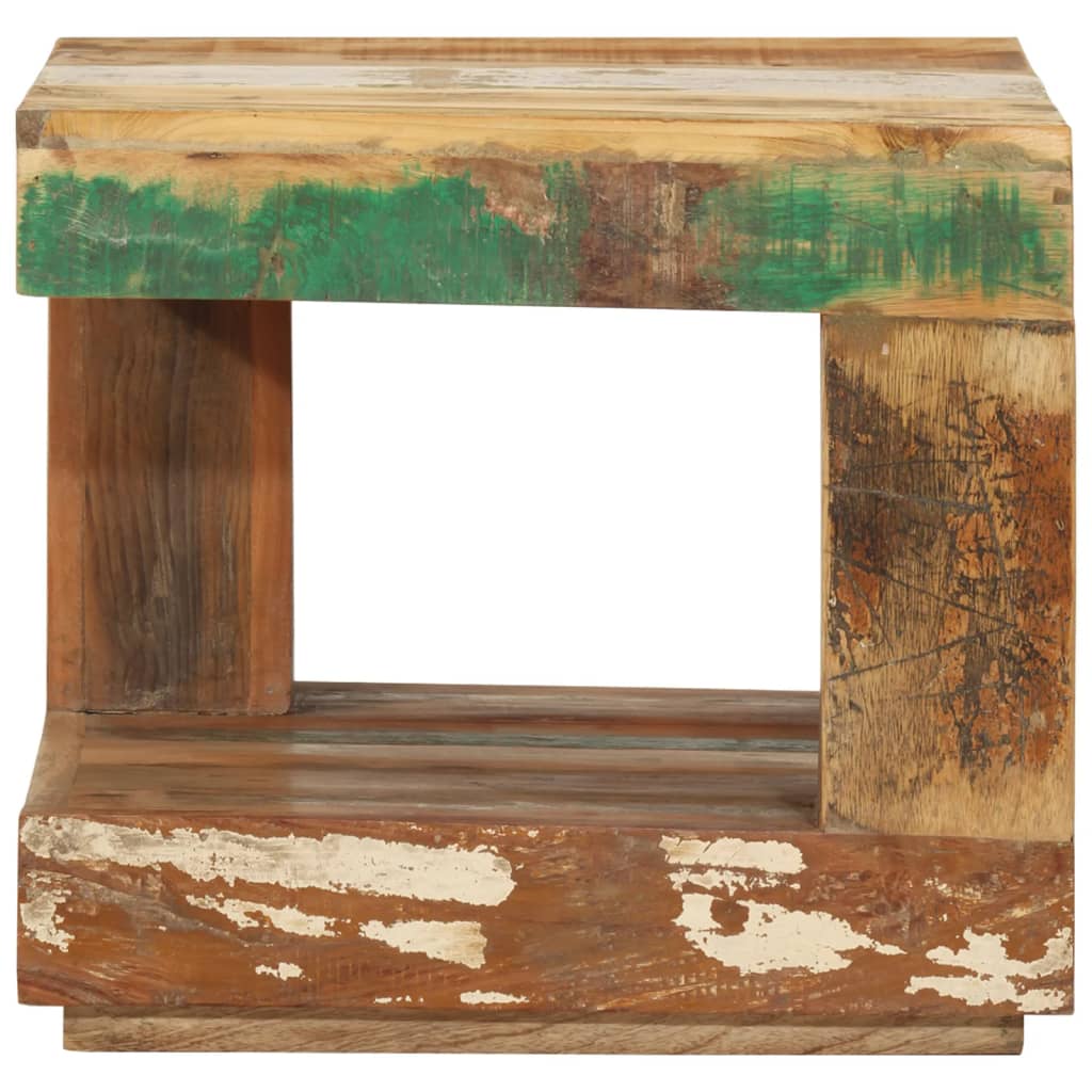 Salongbord Sofabord Tre Gjenvunnet Heltre 45x45x40 cm