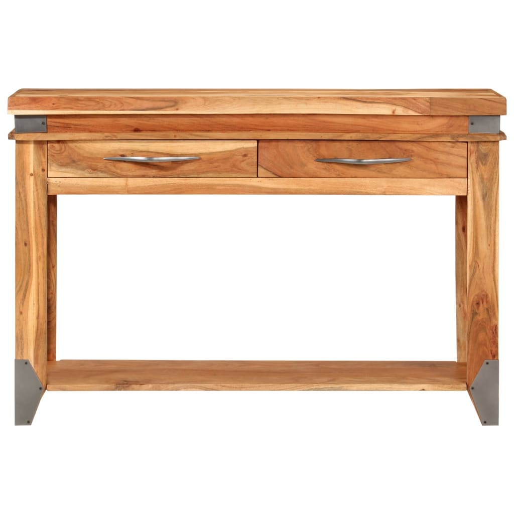 Avlastningsbord Konsollbord Tre 110x34x74 cm heltre akasie