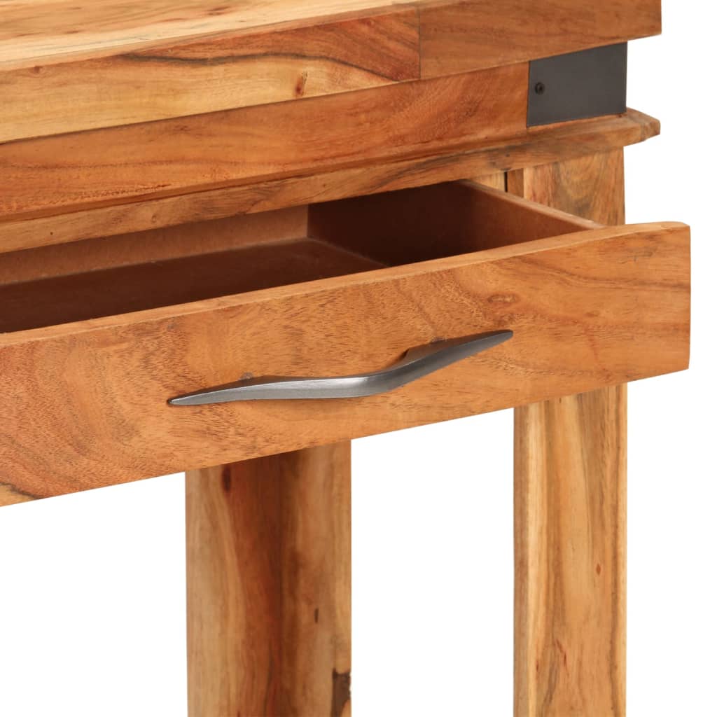 Avlastningsbord Konsollbord Tre 110x34x74 cm heltre akasie
