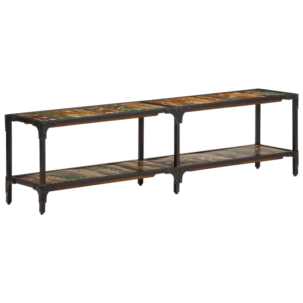 TV-Møbel Tre TV-benk gjenvunnet heltre 150x30x41 cm