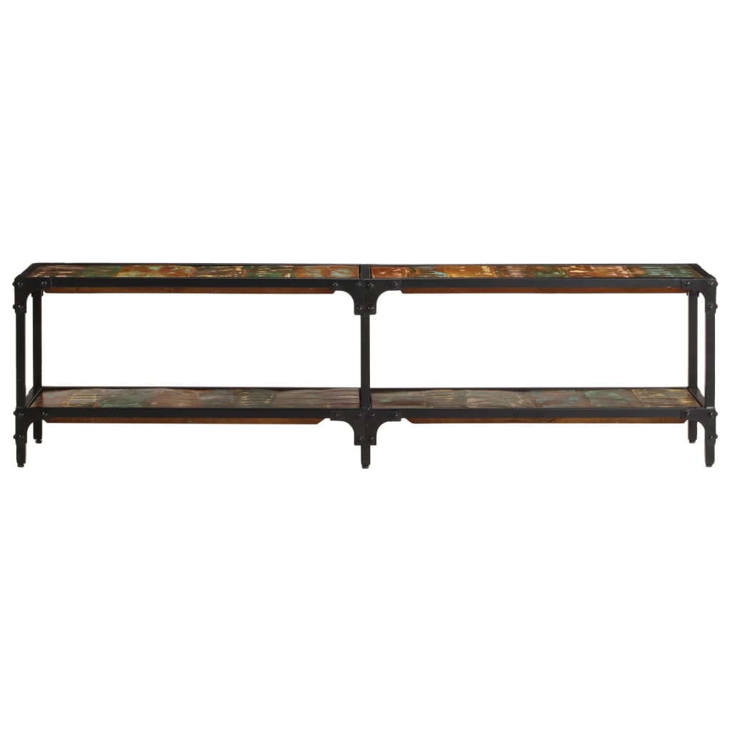 TV-Møbel Tre TV-benk gjenvunnet heltre 150x30x41 cm