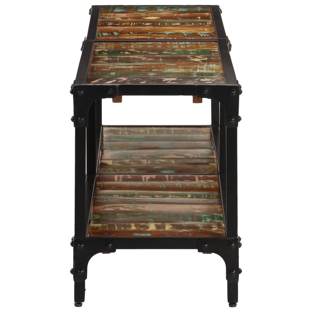 TV-Møbel Tre TV-benk gjenvunnet heltre 150x30x41 cm