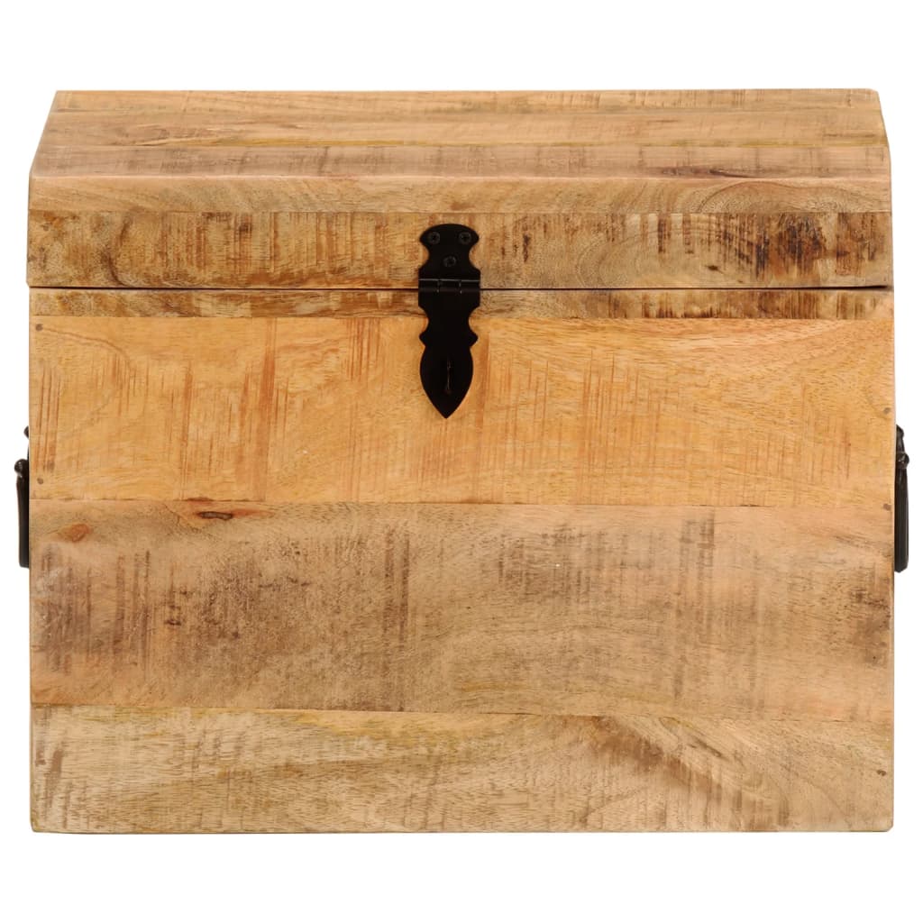 Oppbevaringskiste 39x28x31 cm heltre mango